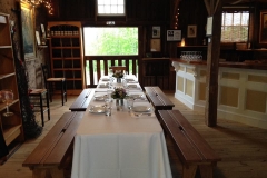 Special inner event in the tasting room