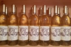Bottles of our white table wine